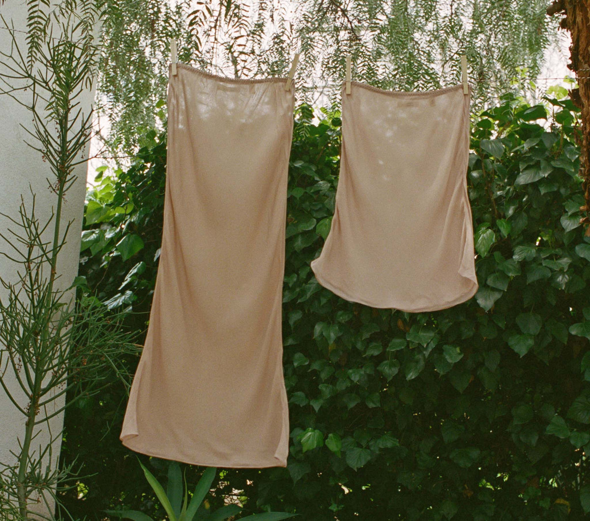 Mini Skirt Slip in Sand Dollar - view 1