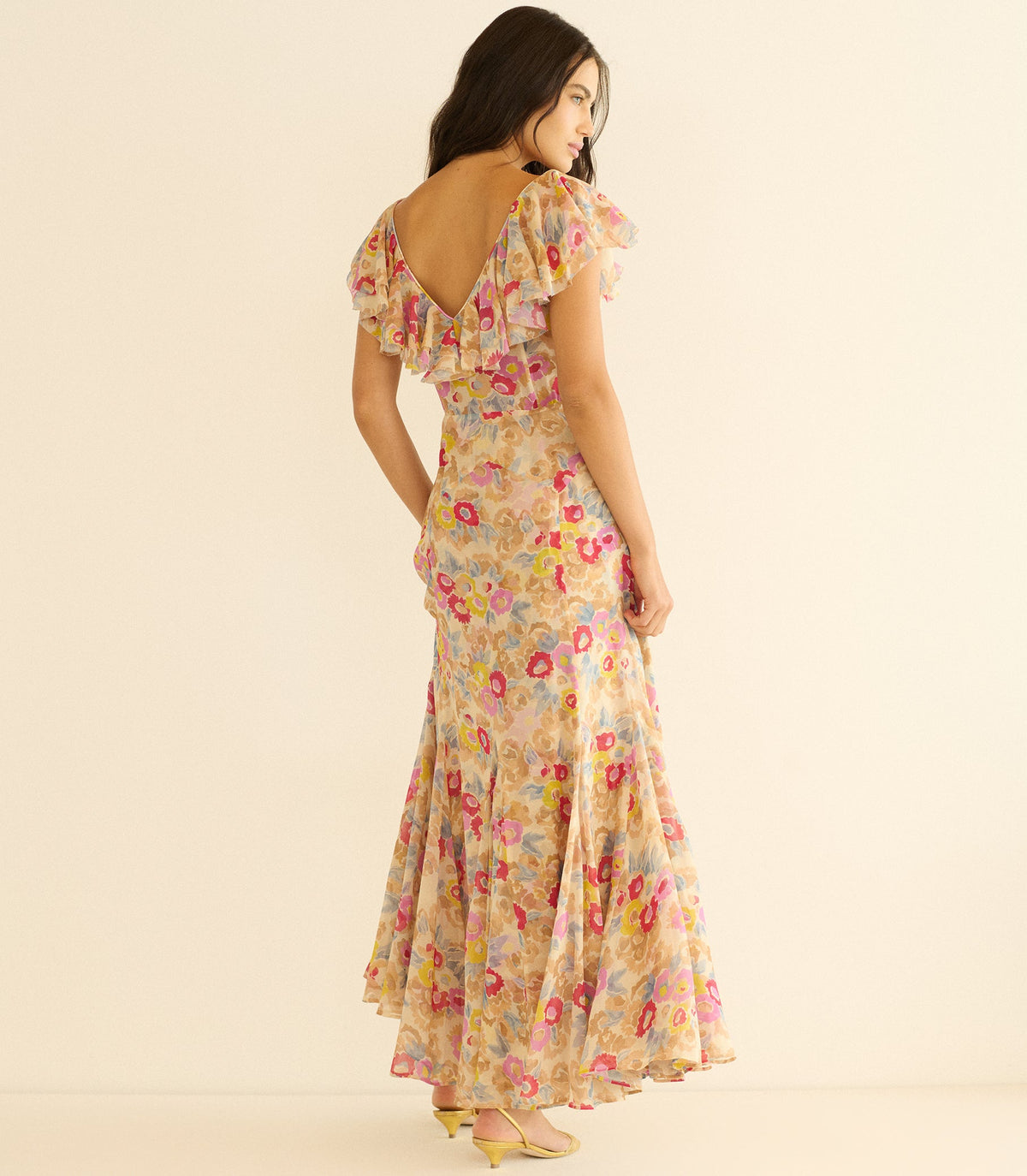 Amérelle Dress in Jardin de Camelias - view 4