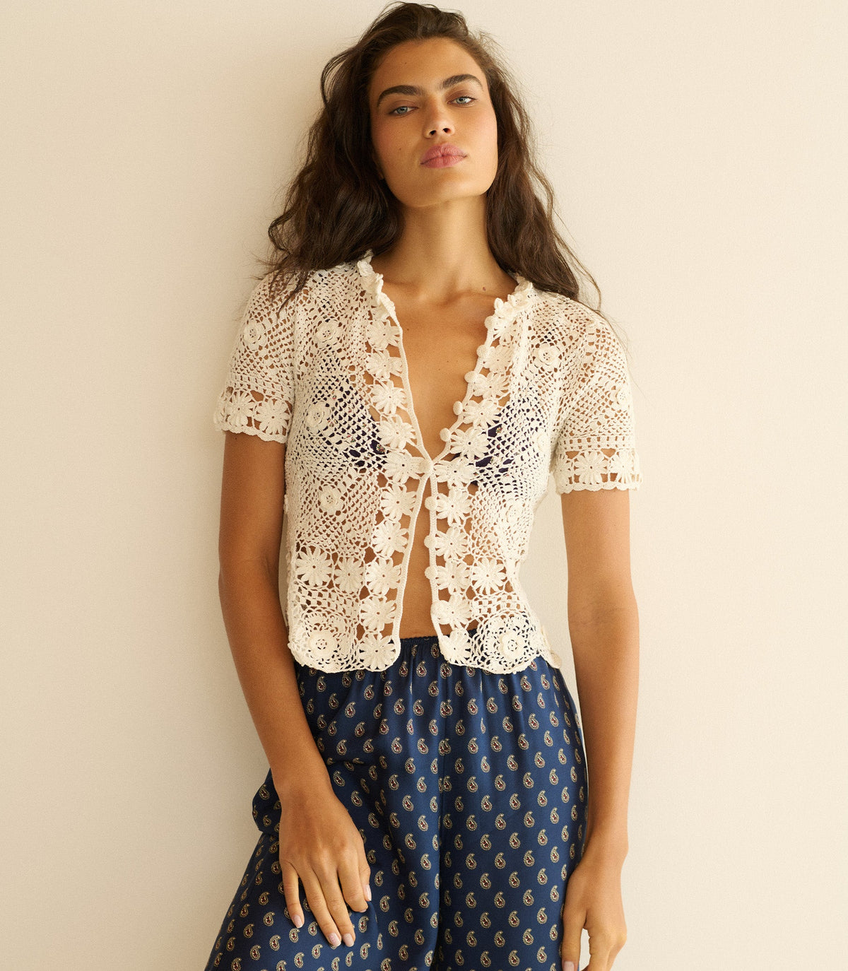Chrysanthe Top in Pearl - view 4