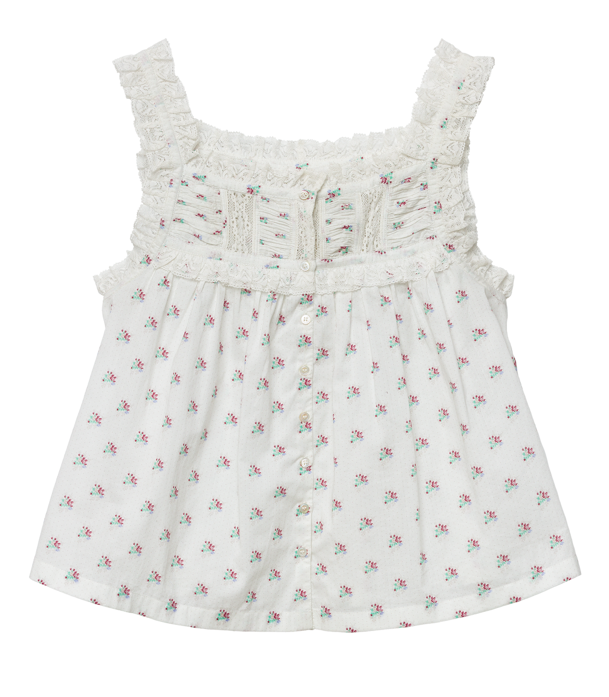 Fidella Top in Petit Posy Calico - view 5