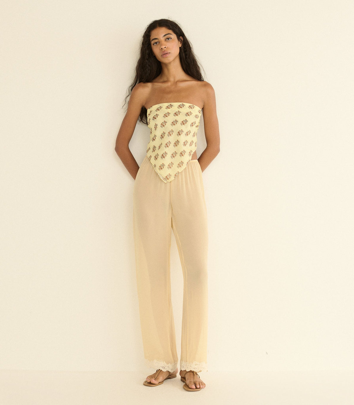 Grande Penny Bandana in Dandelion Grove - view 4