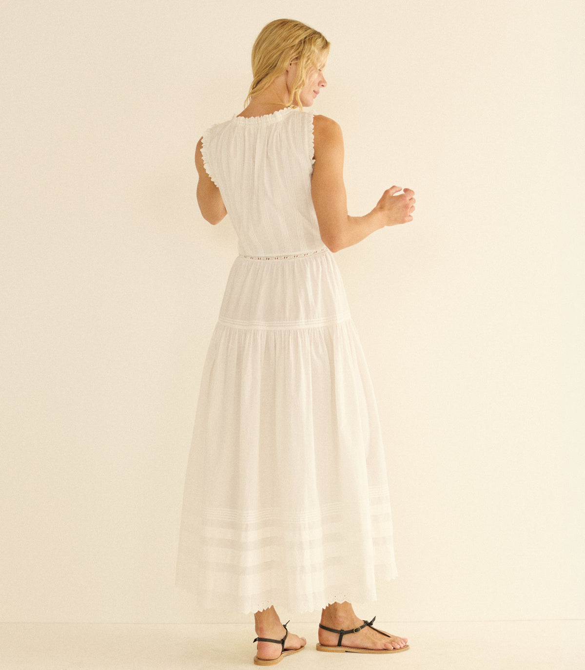 Hortense Dress in Salt - view 5