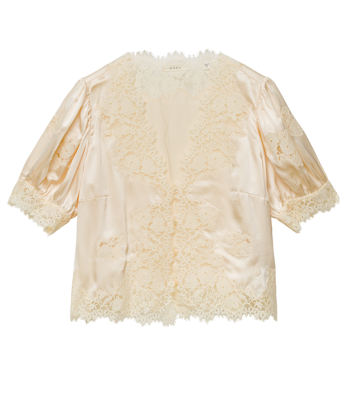 Idella Silk Satin Top in Candlelight - view 9