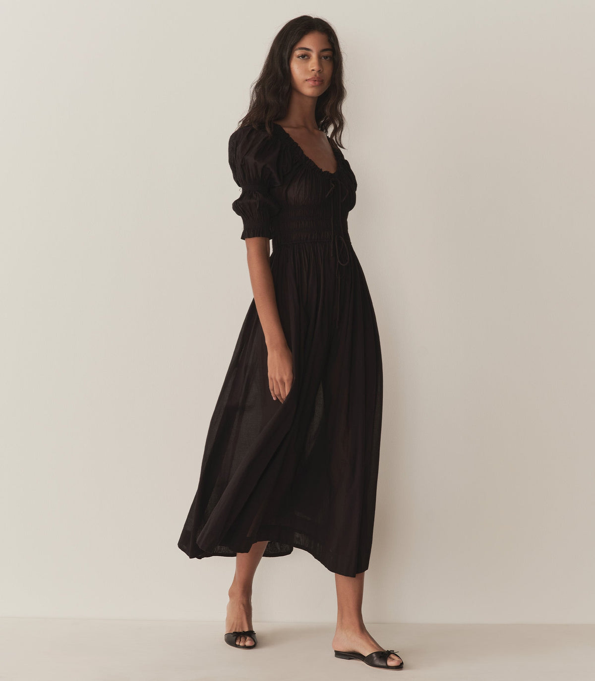Ischia Dress in Black - view 3