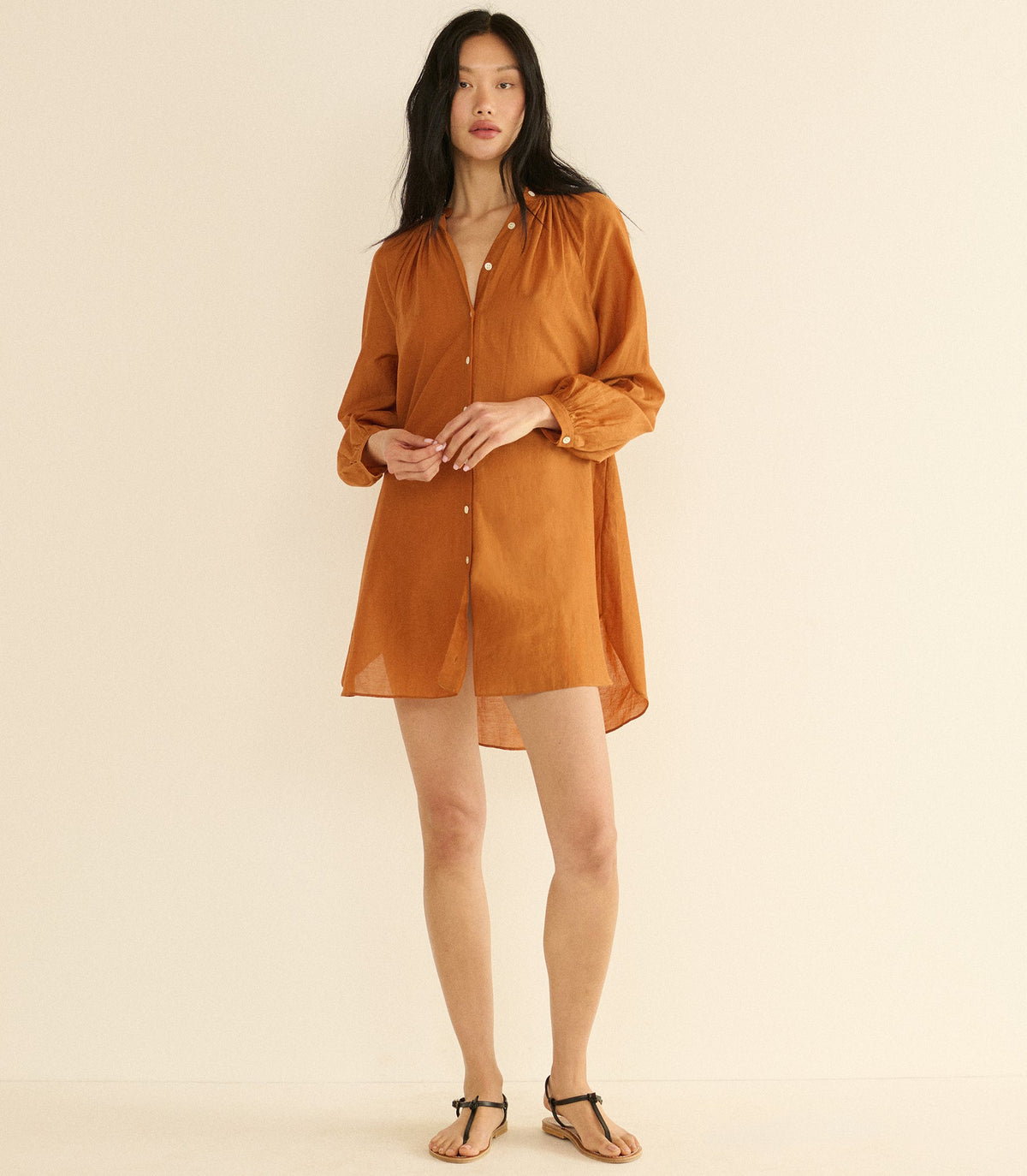 Juliet Tunic Dress in Coconut - view 5