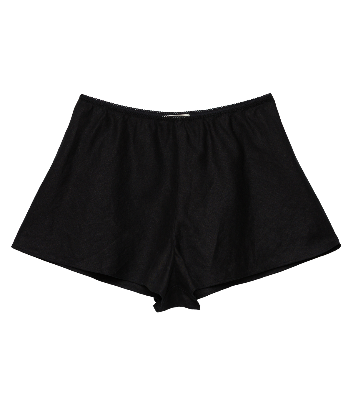 Loren Linen Short in Black - view 5