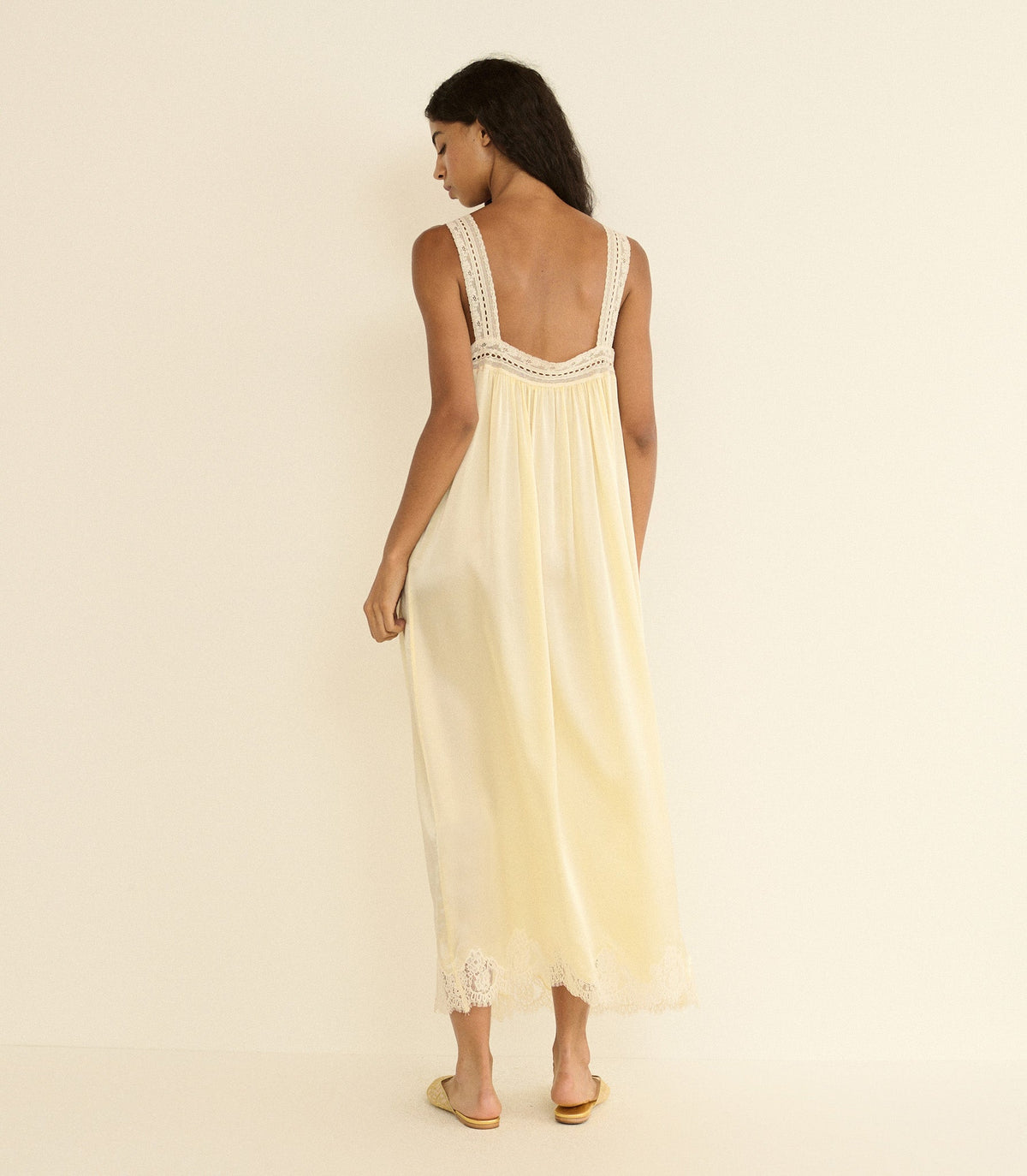 Luciane Dress in Vanilla - view 3