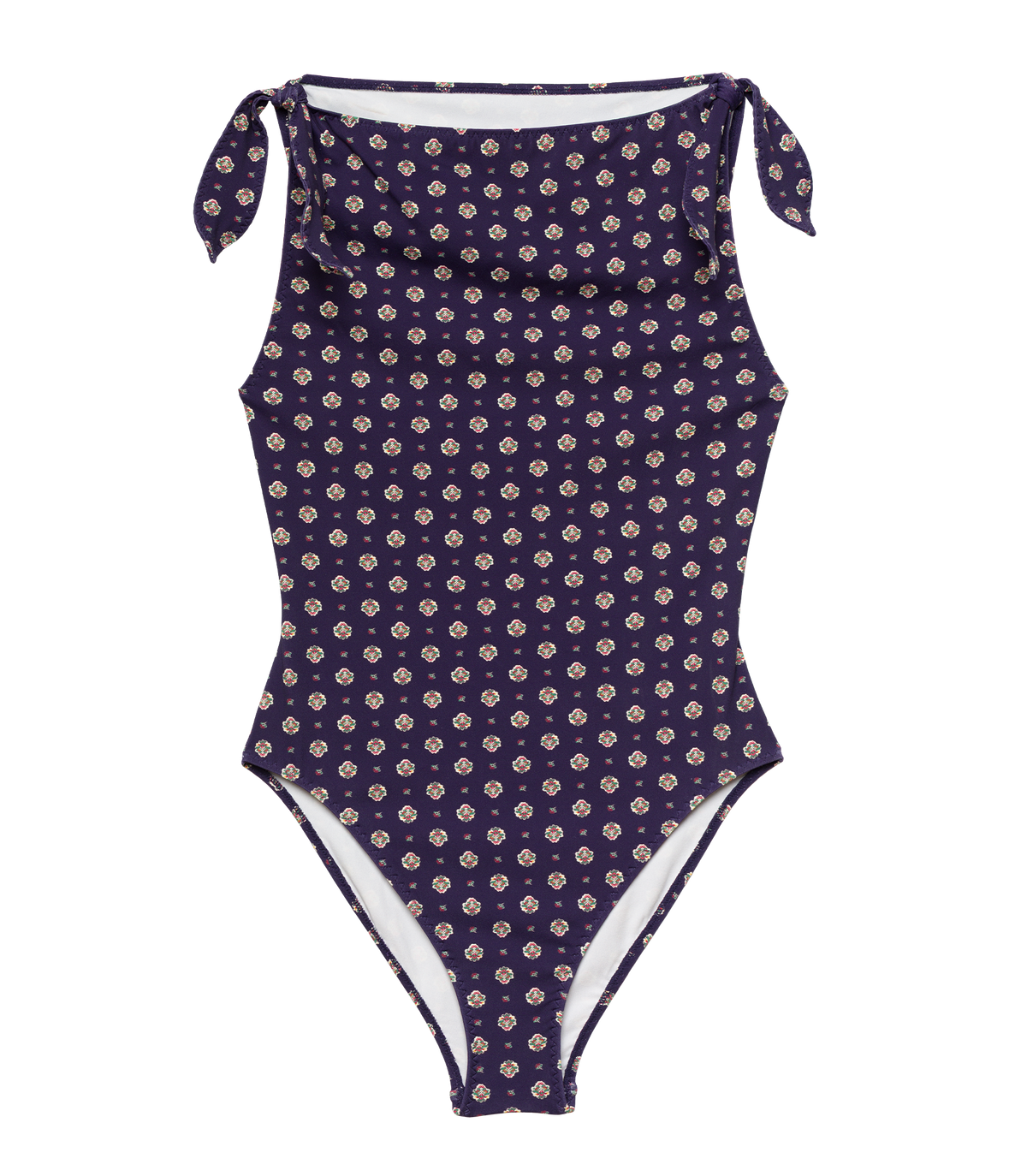 Malta Maillot in Navy Cadiz Foulard - view 7