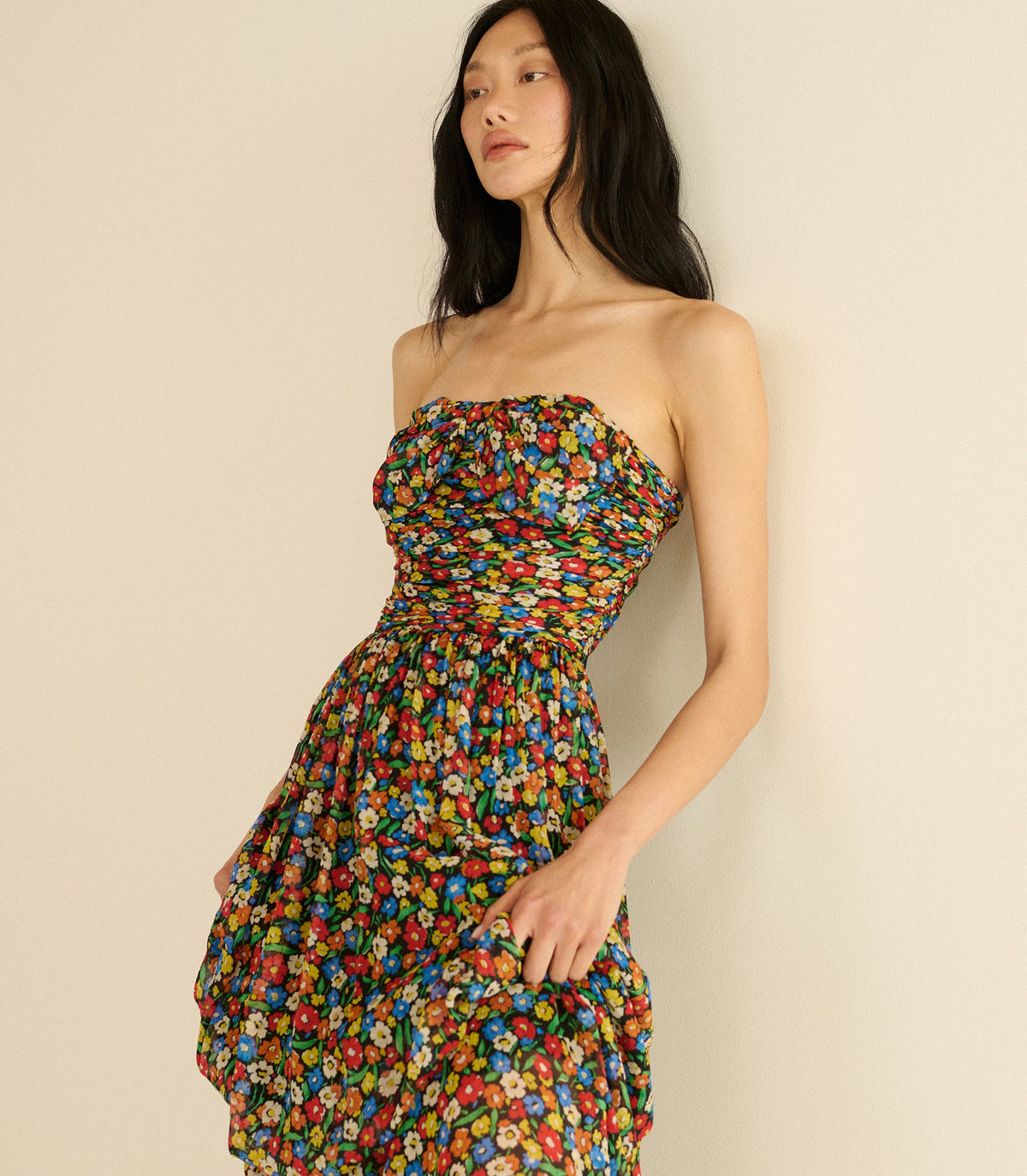 Marguerite Dress in Begonia Blossom - view 4