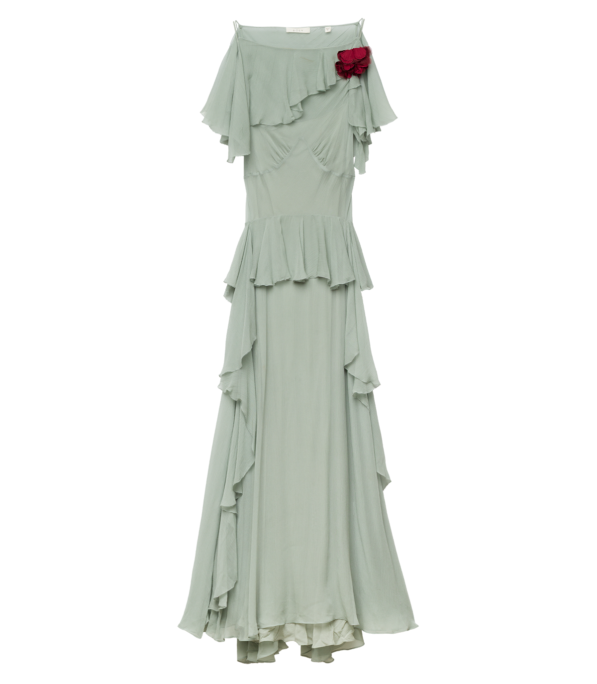 Nelida Dress in Green Jasper - view 8