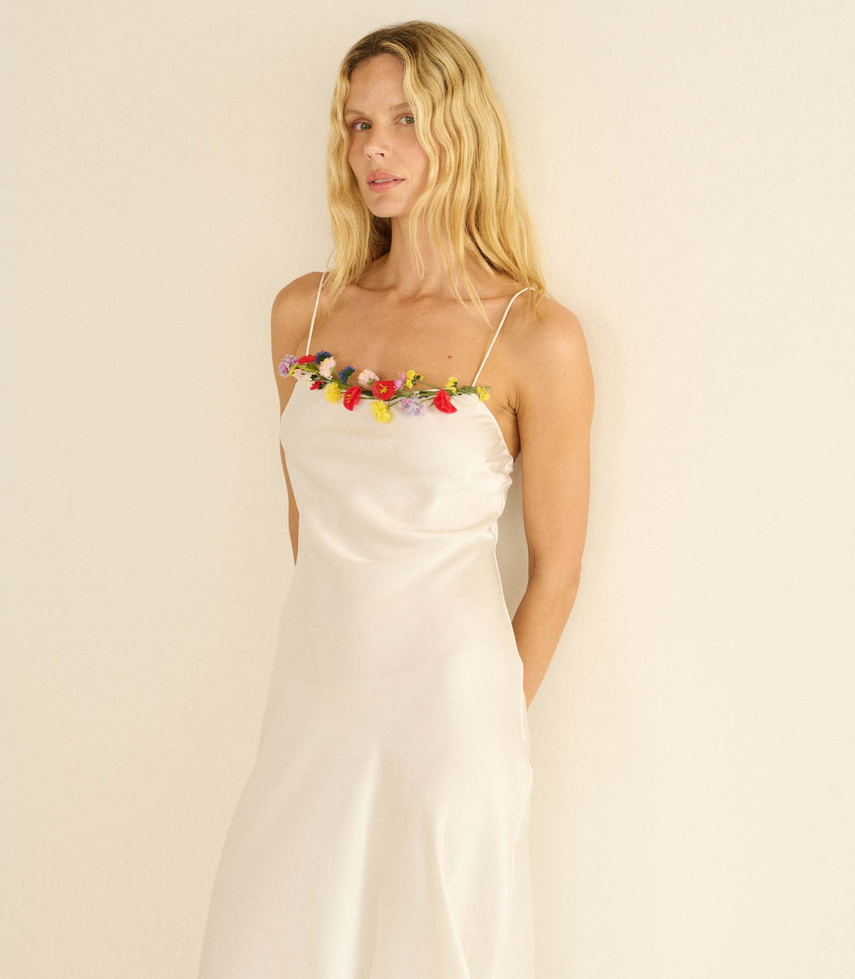 Oleander Dress in Salt - view 4
