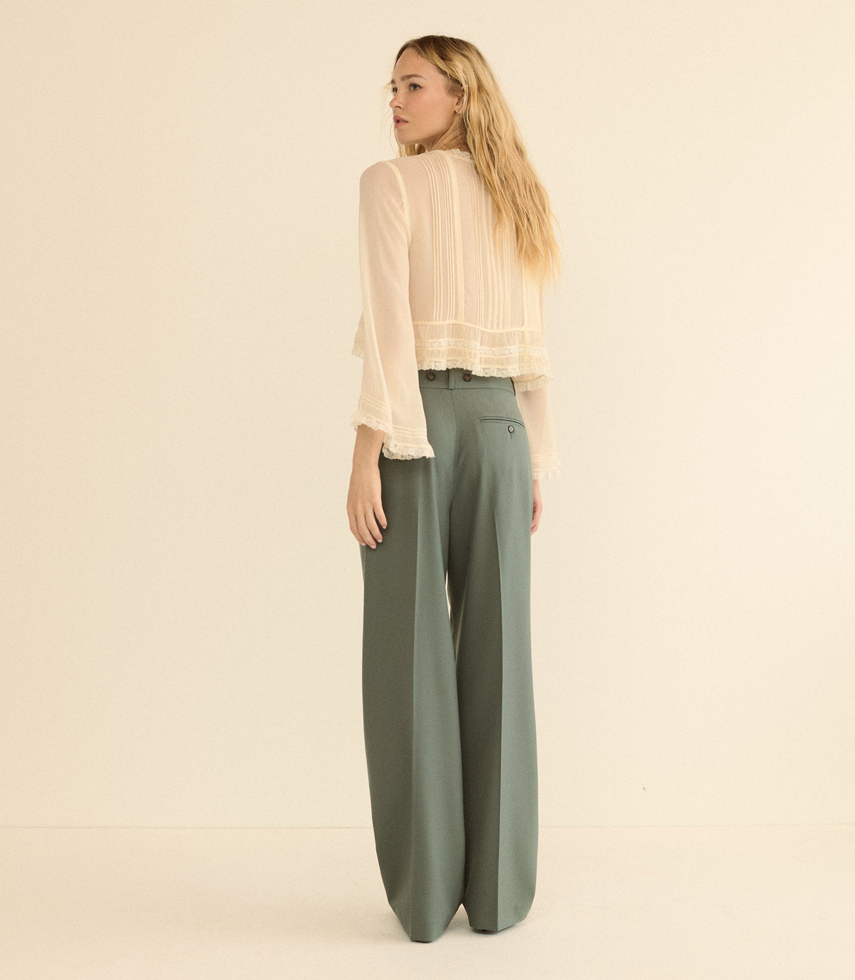 Olivia Pant in Clary Sage - view 4