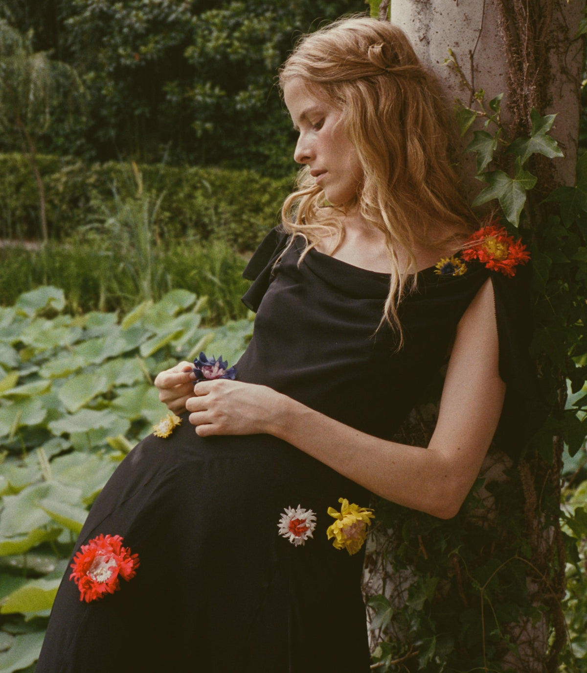 Orphina Dress in Black - view 2