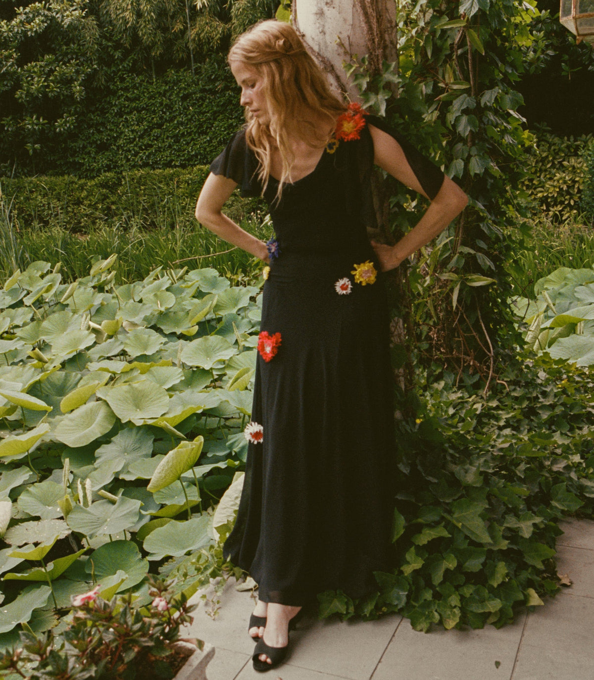 Orphina Dress in Black - view 3
