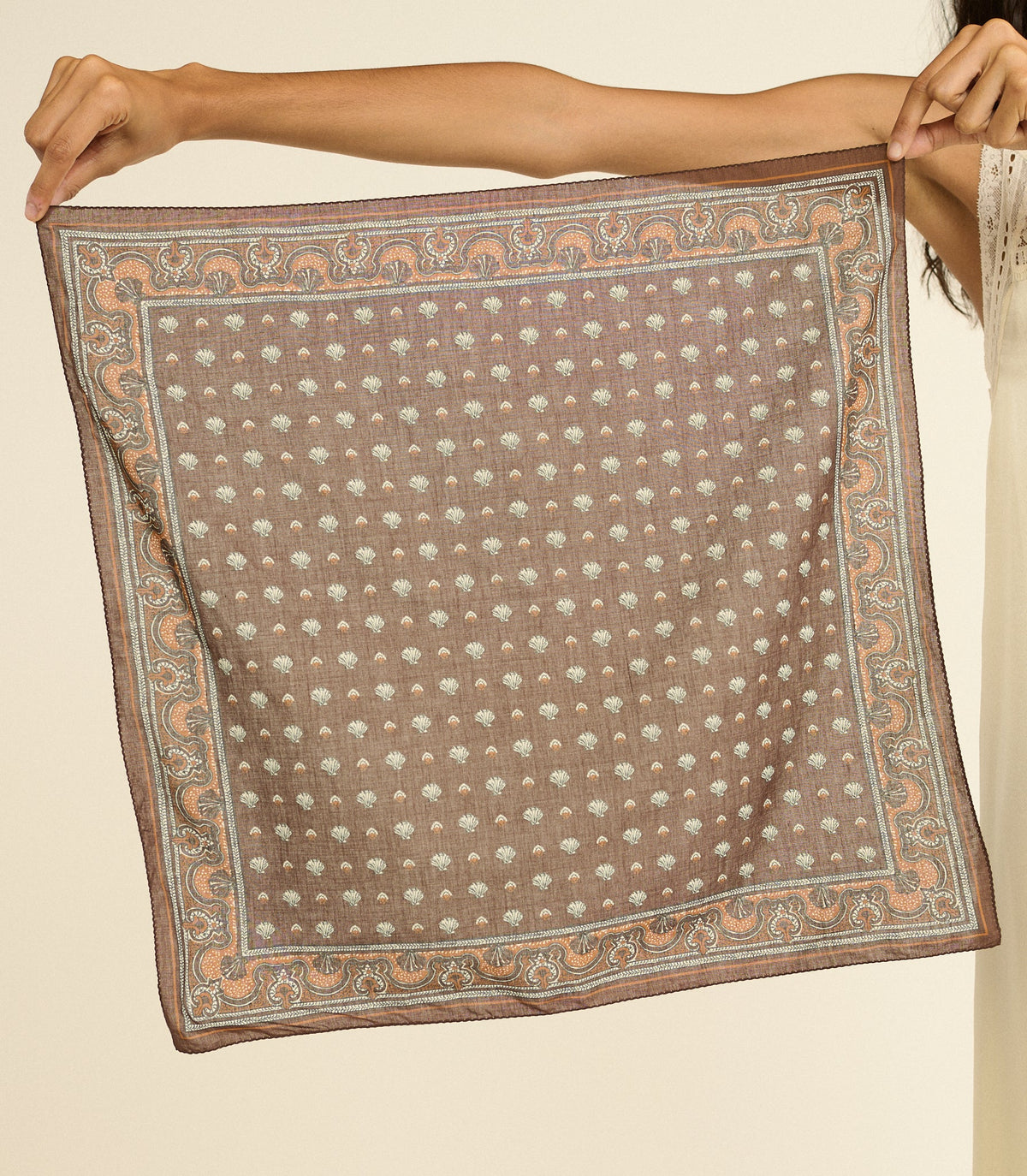 Petit Penny Bandana in Terre Foulard de la Mer - view 5