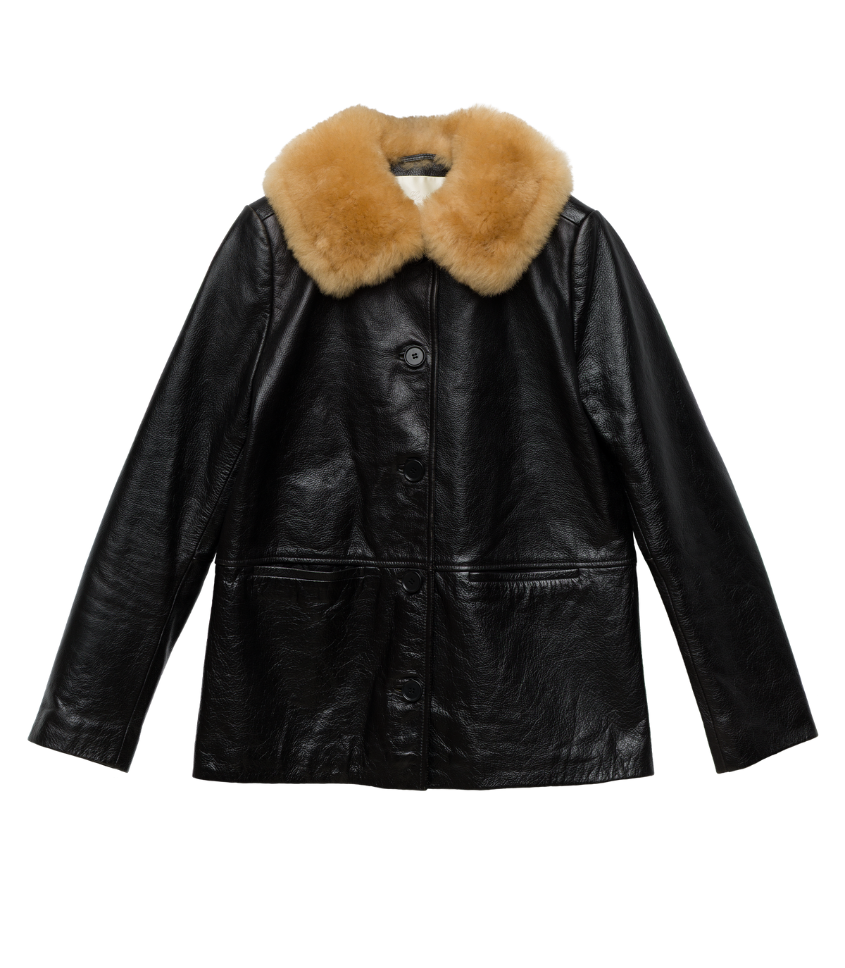 Seville Leather Jacket in Black - view 6