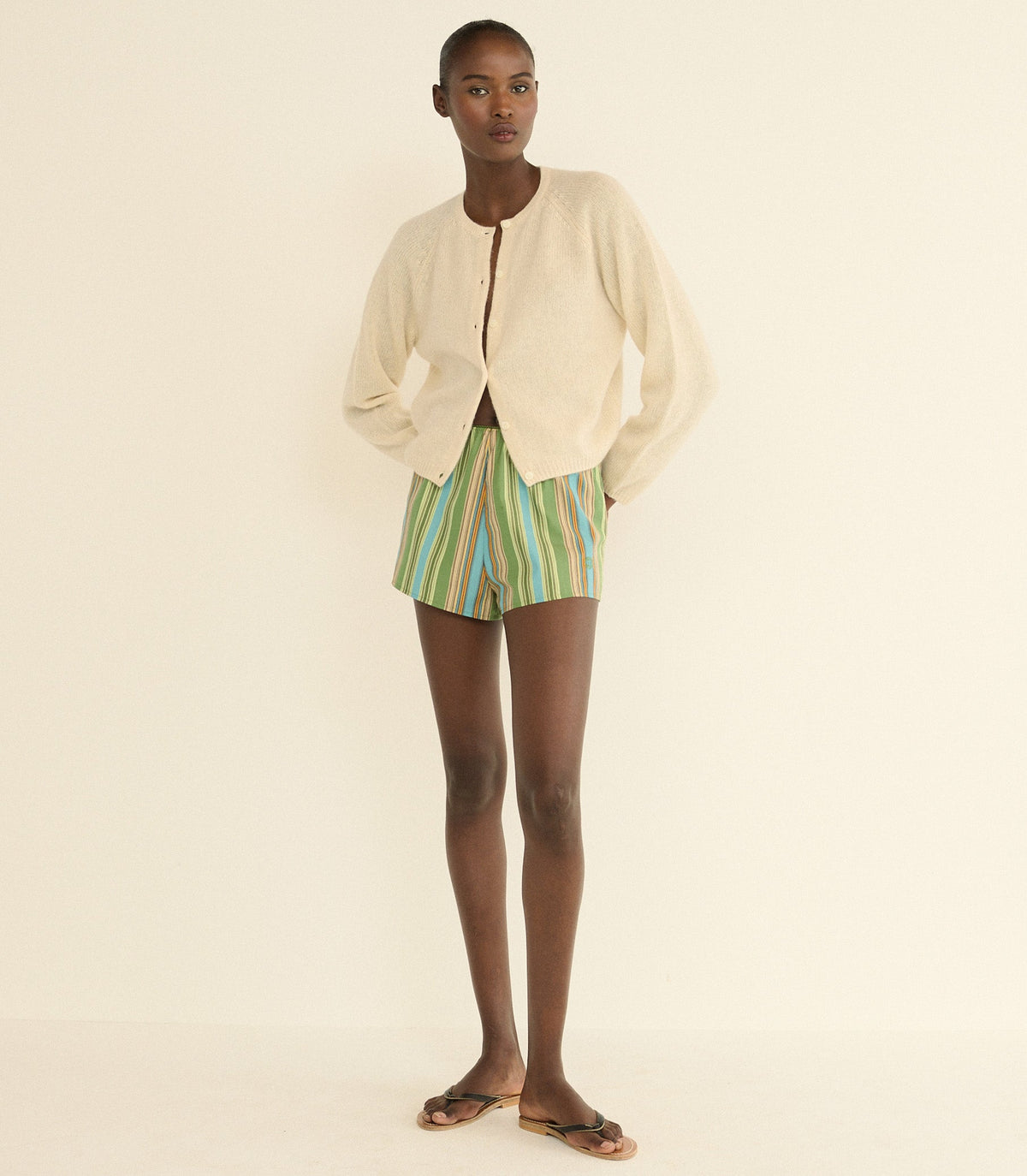 Thelma Short in Saint-Ouen Stripe - view 3