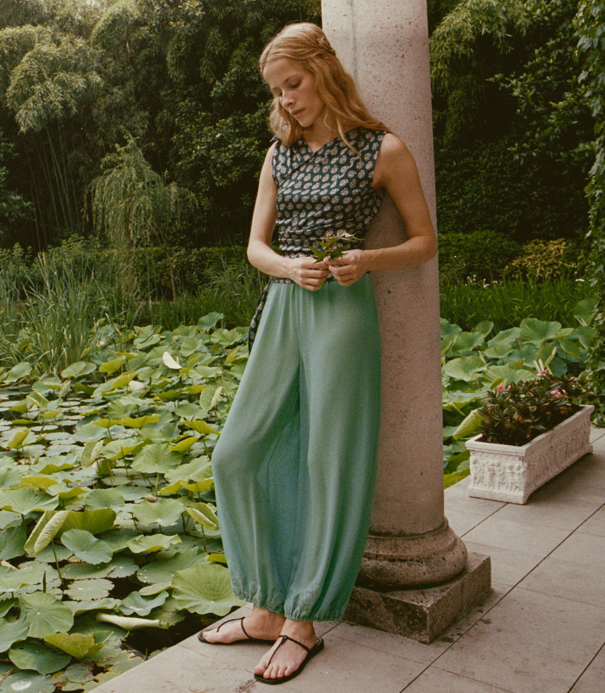 Yaria Pant in Malachite - view 3