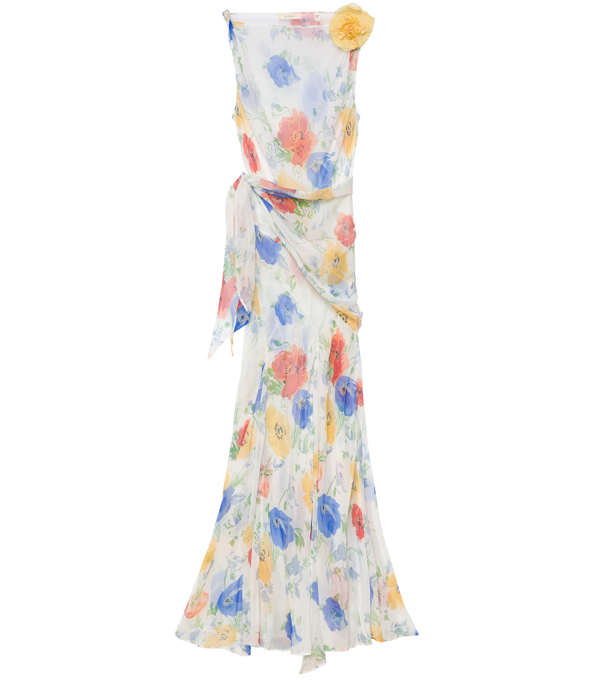 Zephirine Dress in Anemone Grove - view 6