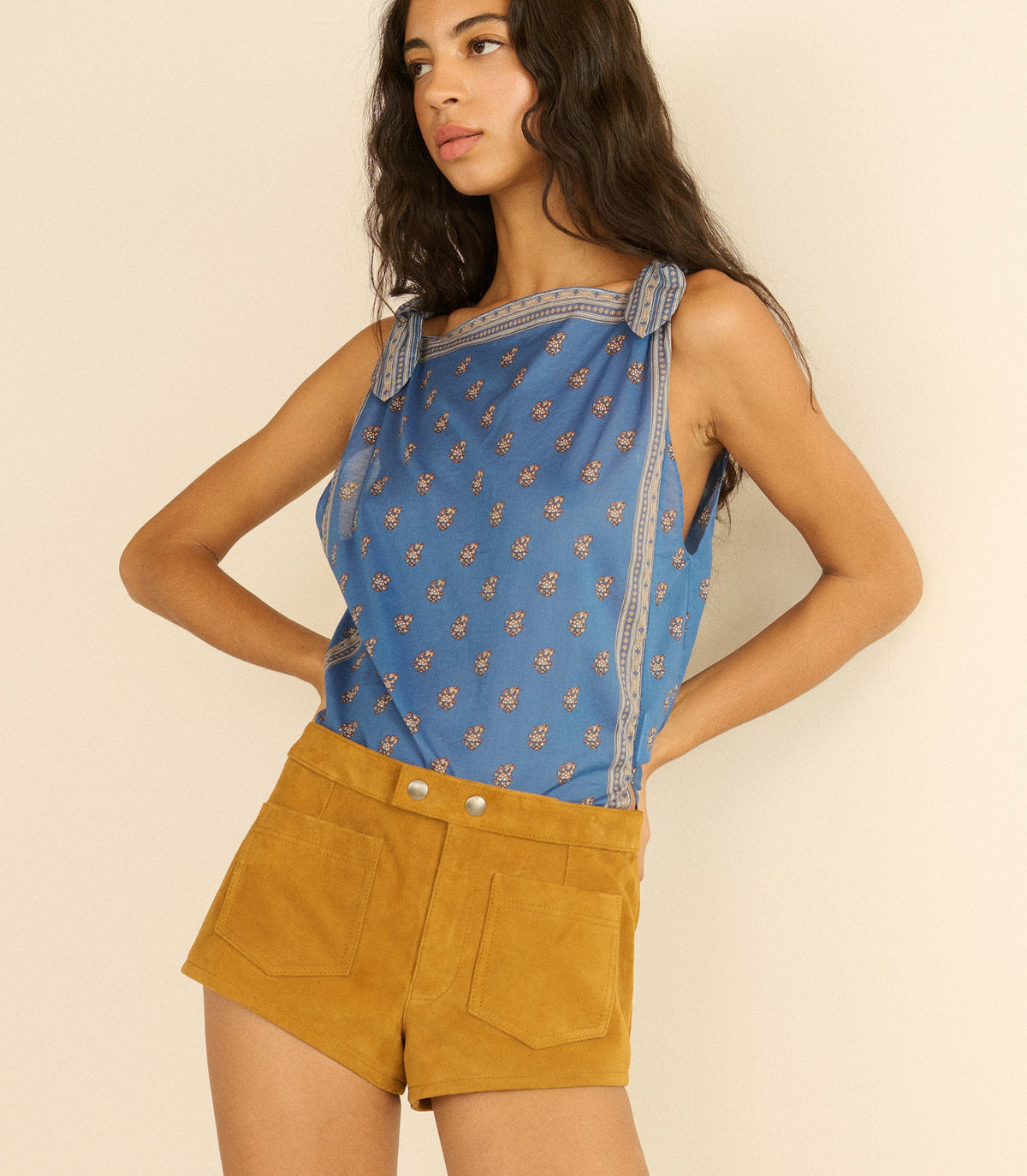 Amalia Top in Eartha Paisley - view 7