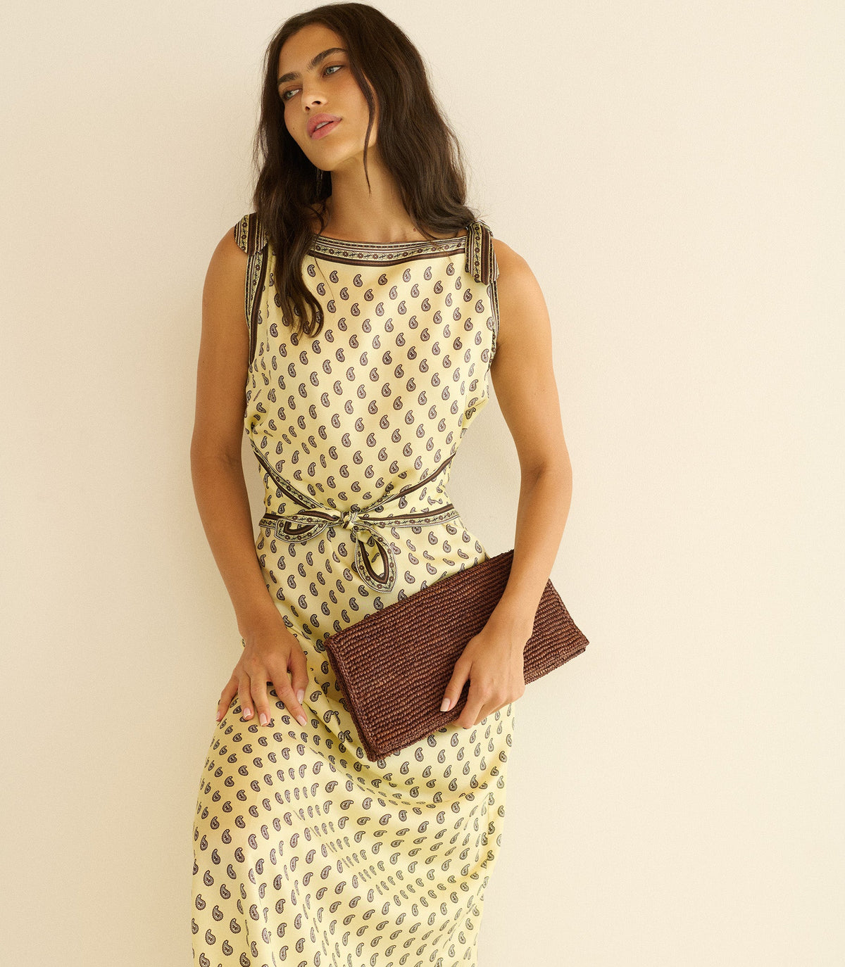 Amorette Dress in Sunlight Taormina Paisley - view 6