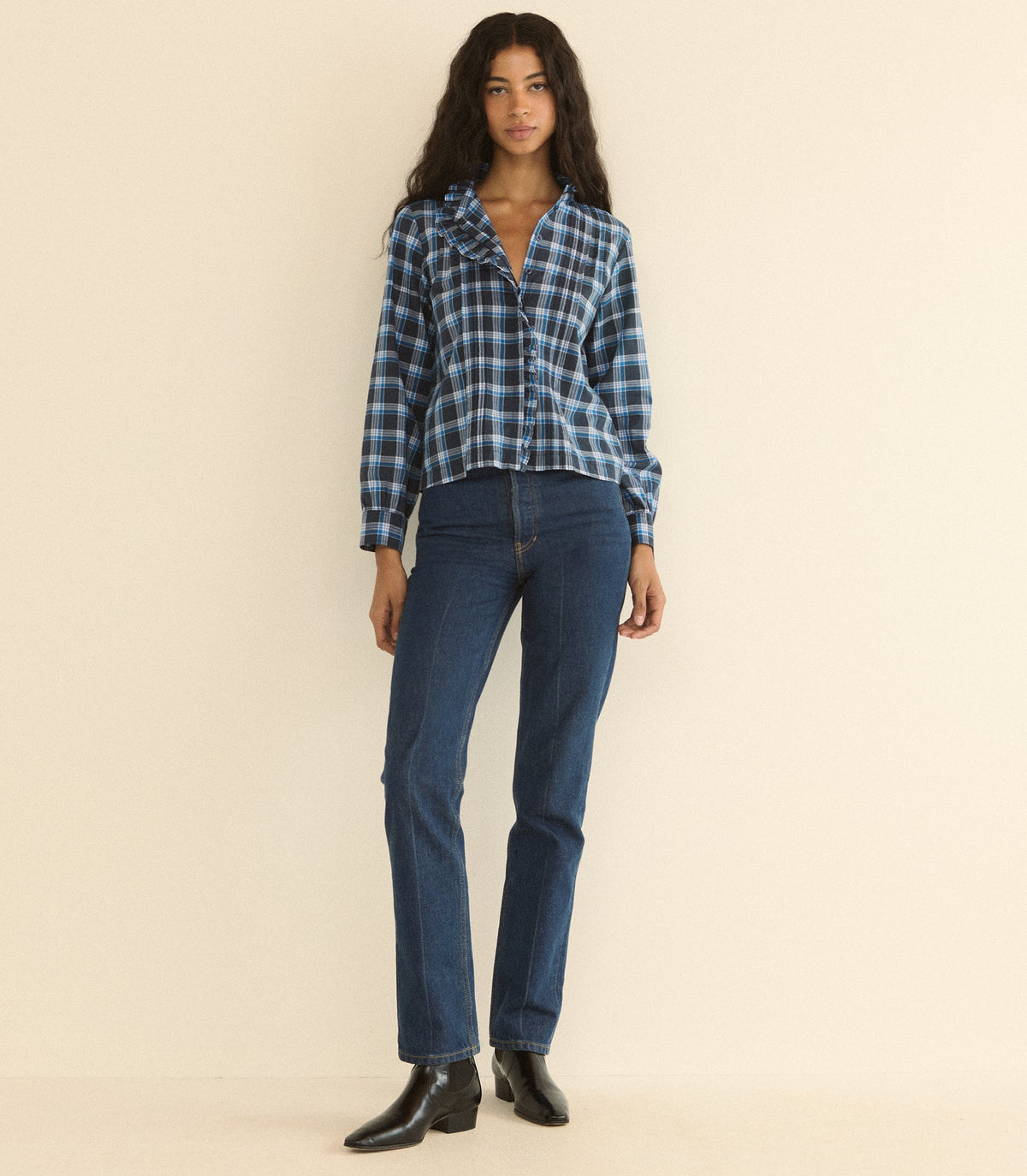 Barrett Top in Valmont Plaid - view 5