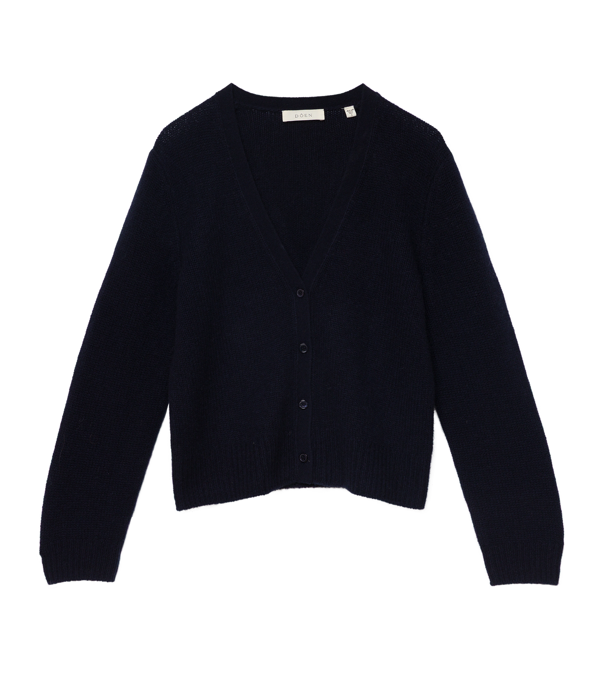 Cameron Cashmere Cardigan in Navy - view 6
