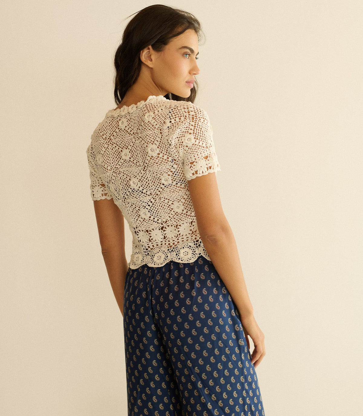 Chrysanthe Top in Pearl - view 6