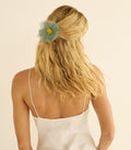Teal Organza