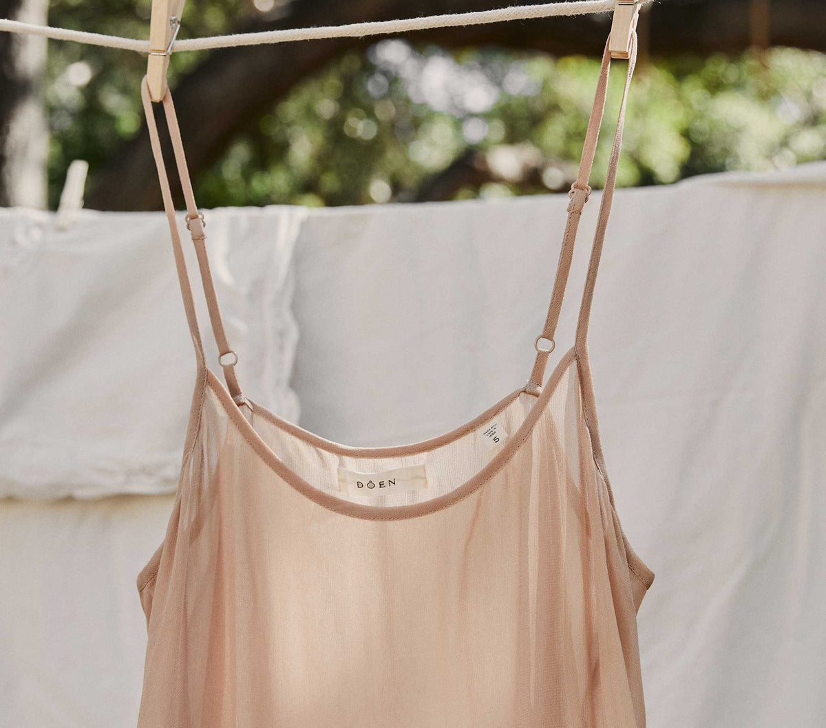 Short Scoop Neck Slip in Conch - view 2