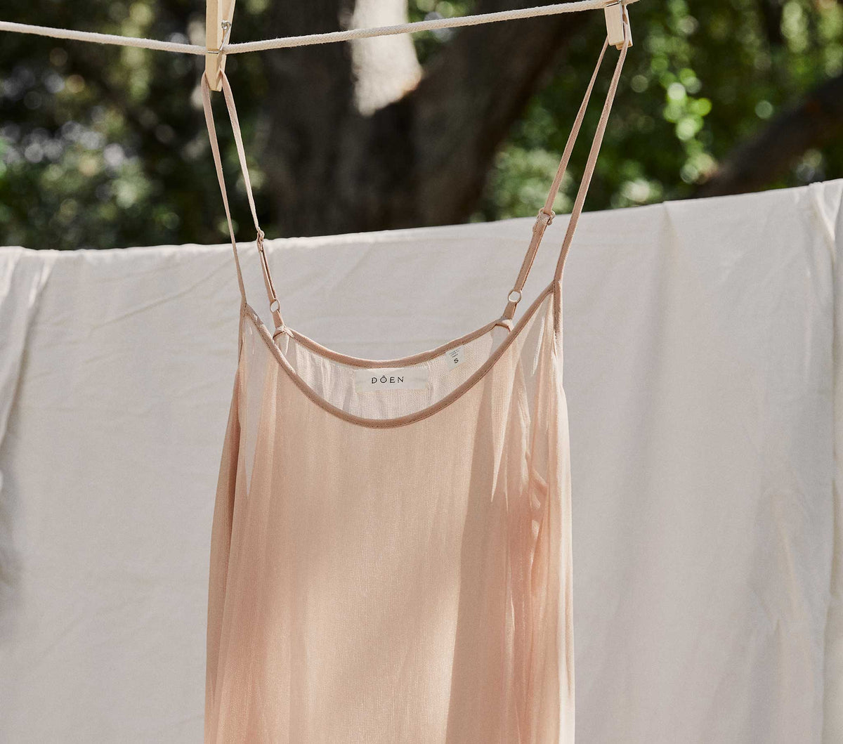 Long Scoop Neck Slip in Conch - view 2