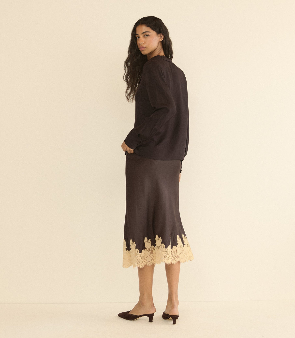 Dorsia Top in Equestrian Brown - view 7