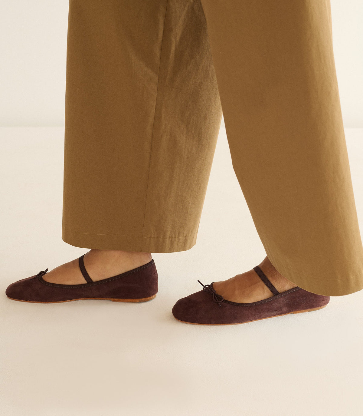 Eleni Mary Jane in Chocolate Suede - view 4