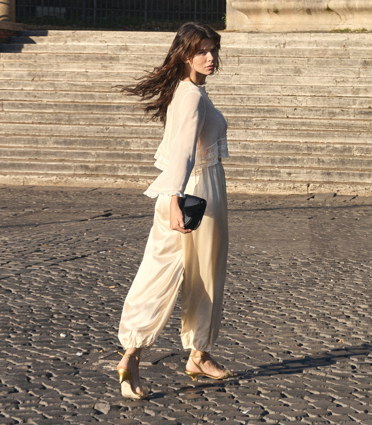 Elodine Top in Sea Salt - view 3
