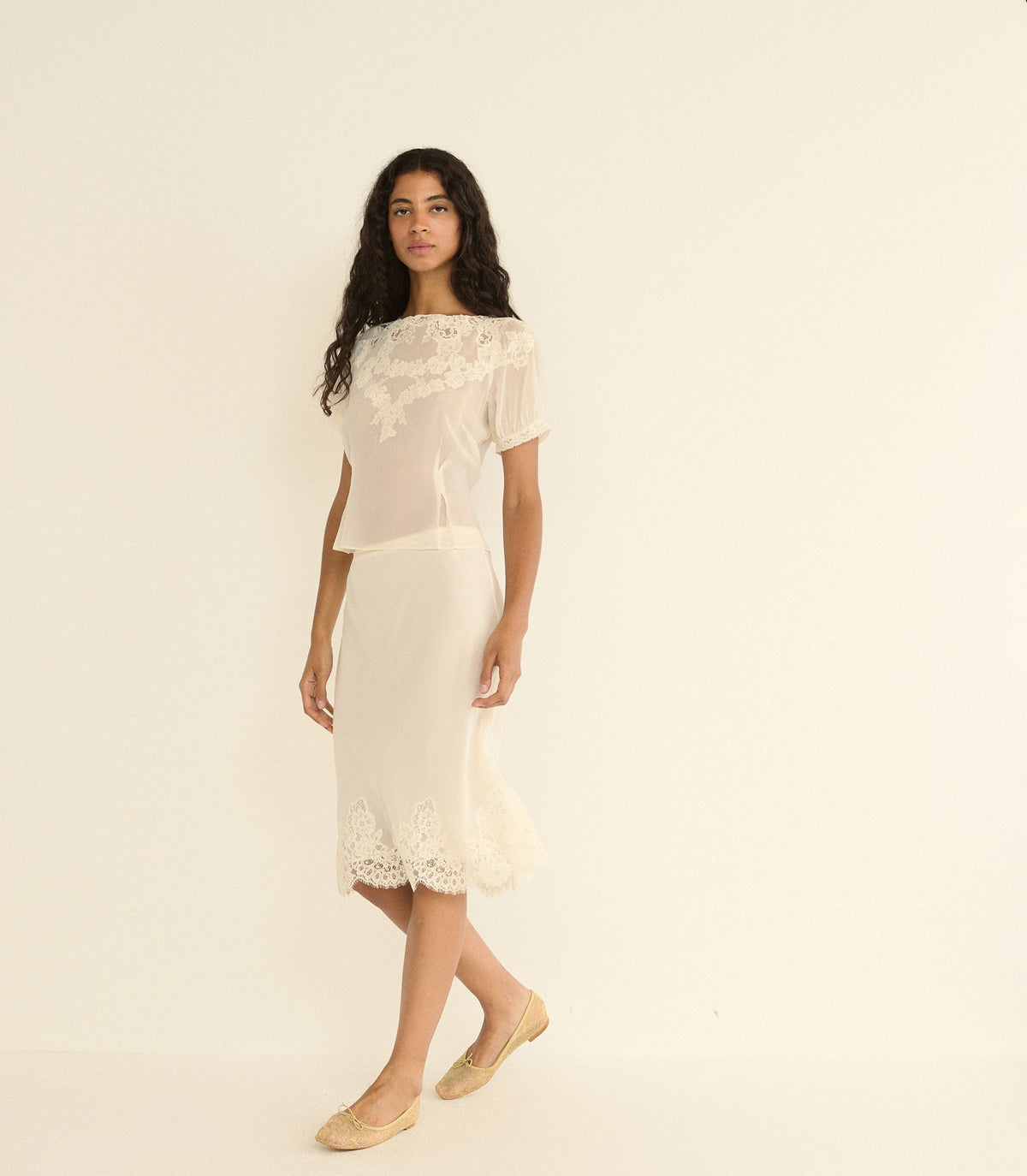 Elowette Skirt in Sea Salt - view 4
