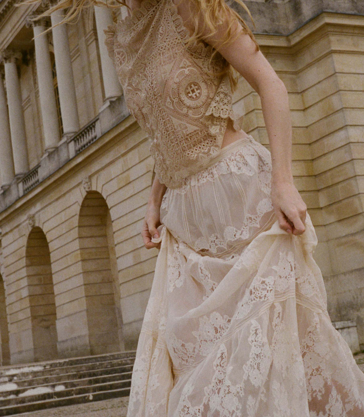 Handkerchief Anniversary Top in Paille - view 4