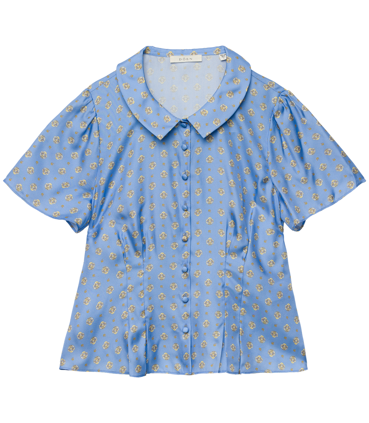 Helie Top in Periwinkle Cadiz Foulard - view 5