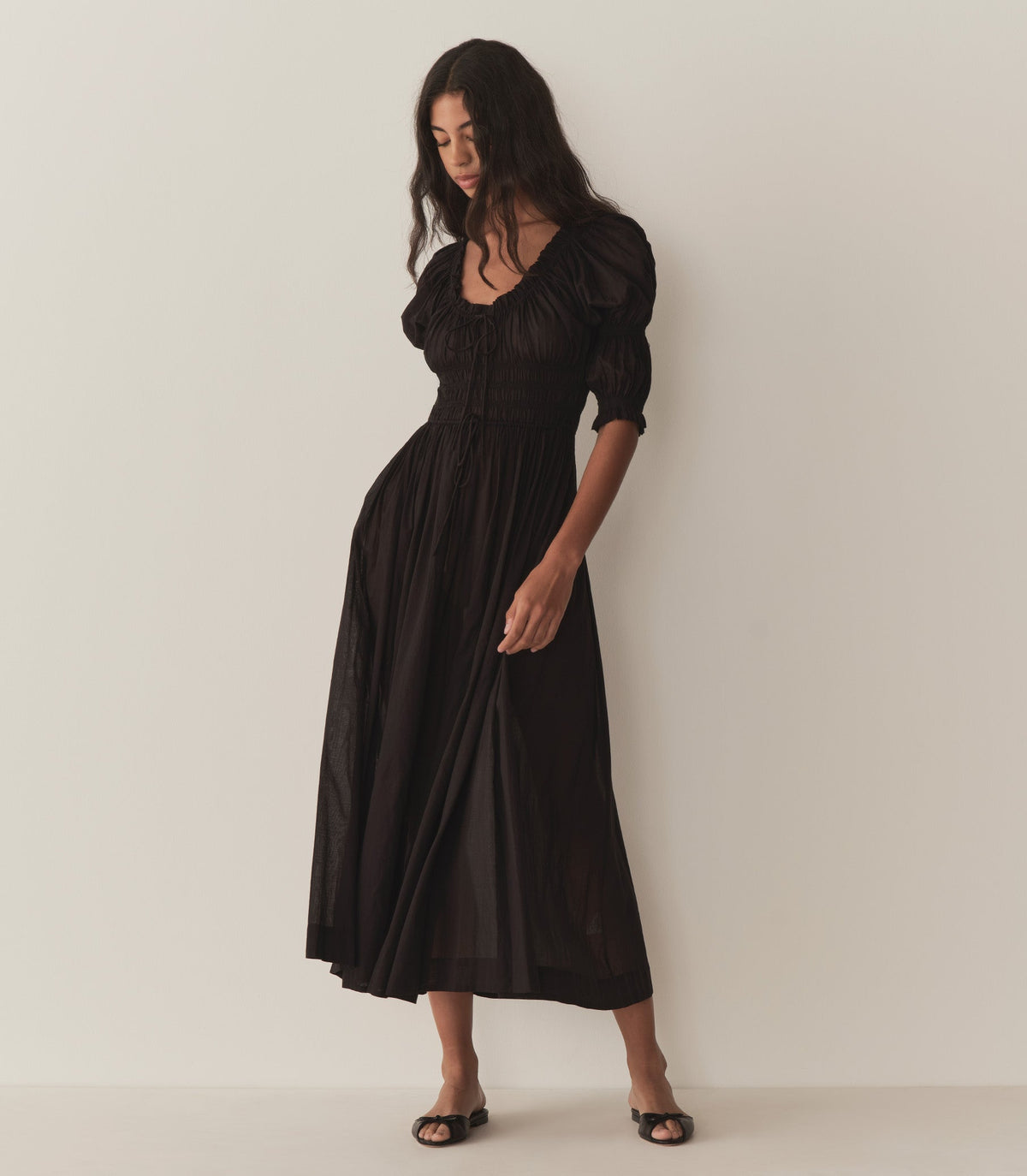 Ischia Dress in Black - view 1