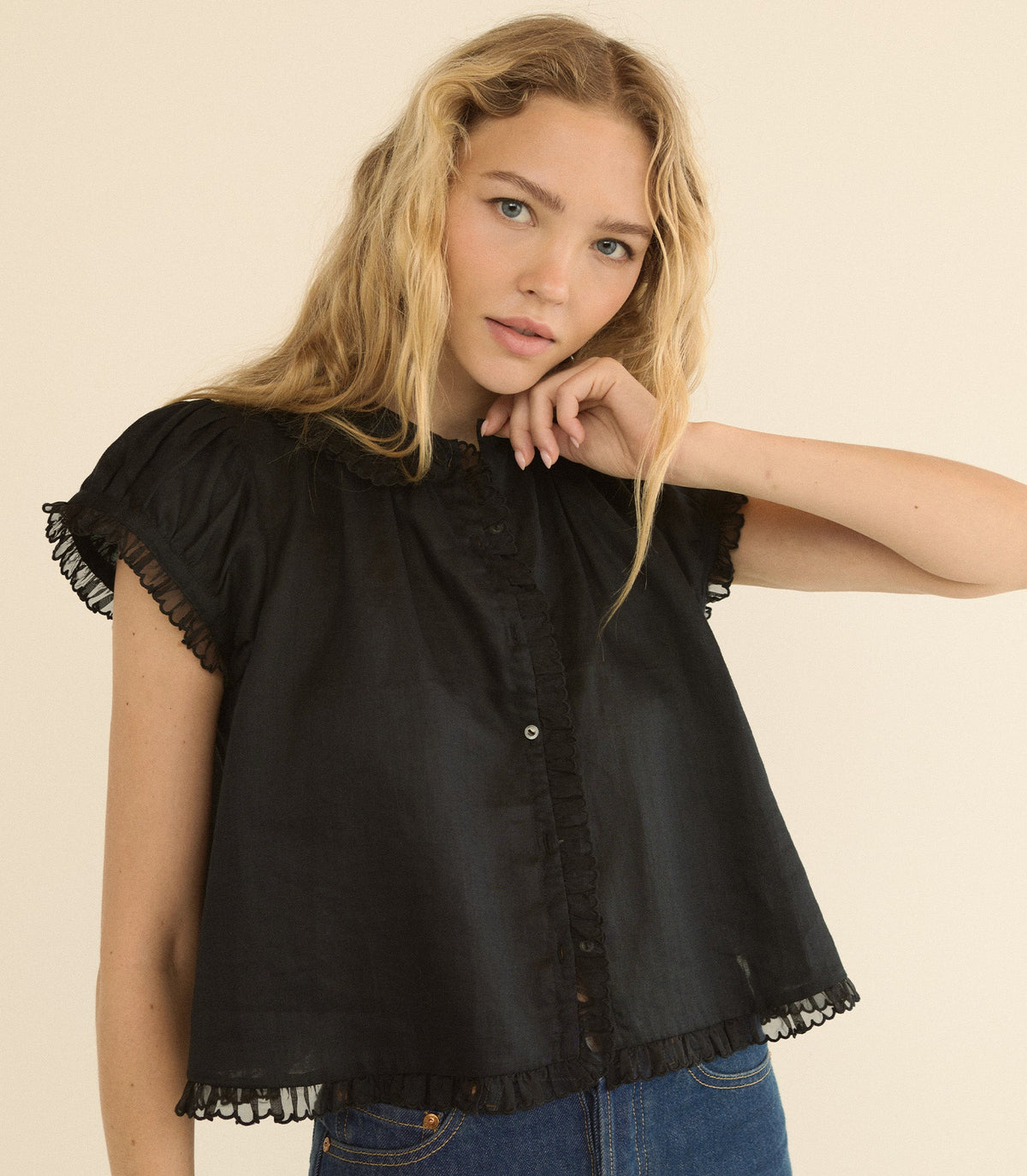 Karina Top in Black - view 2