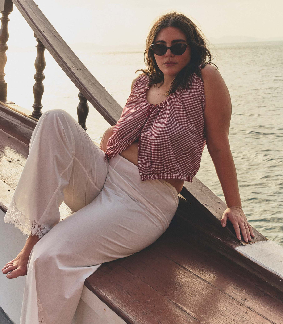Lavona Pant in Salt - view 3