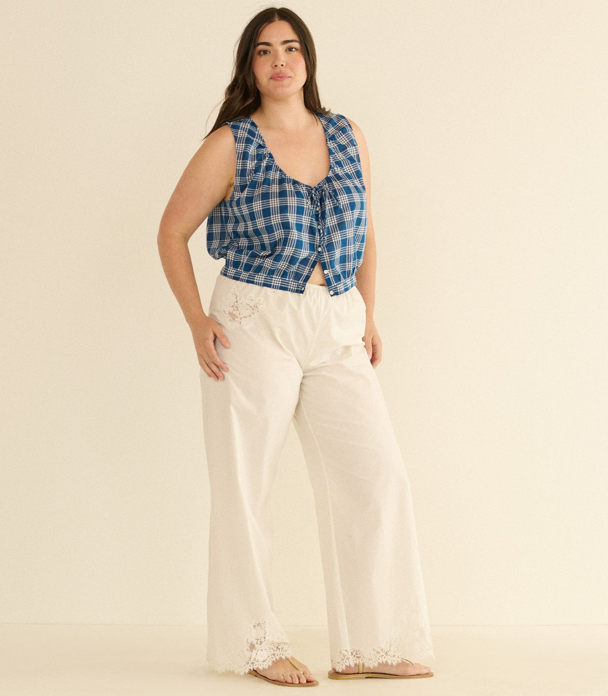 Lavona Pant in Salt - view 4