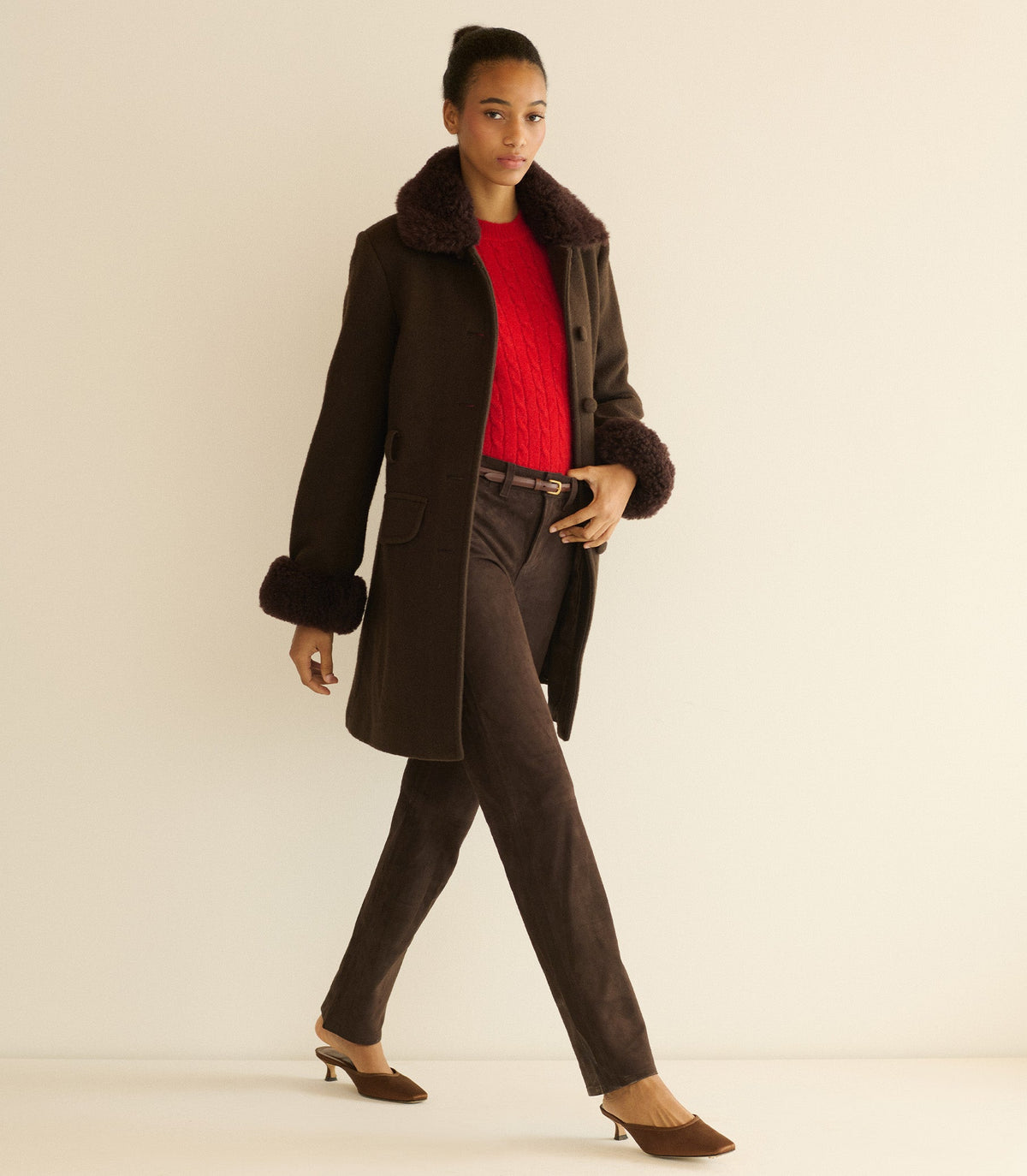 Lindon Sweater in Cerise - view 5