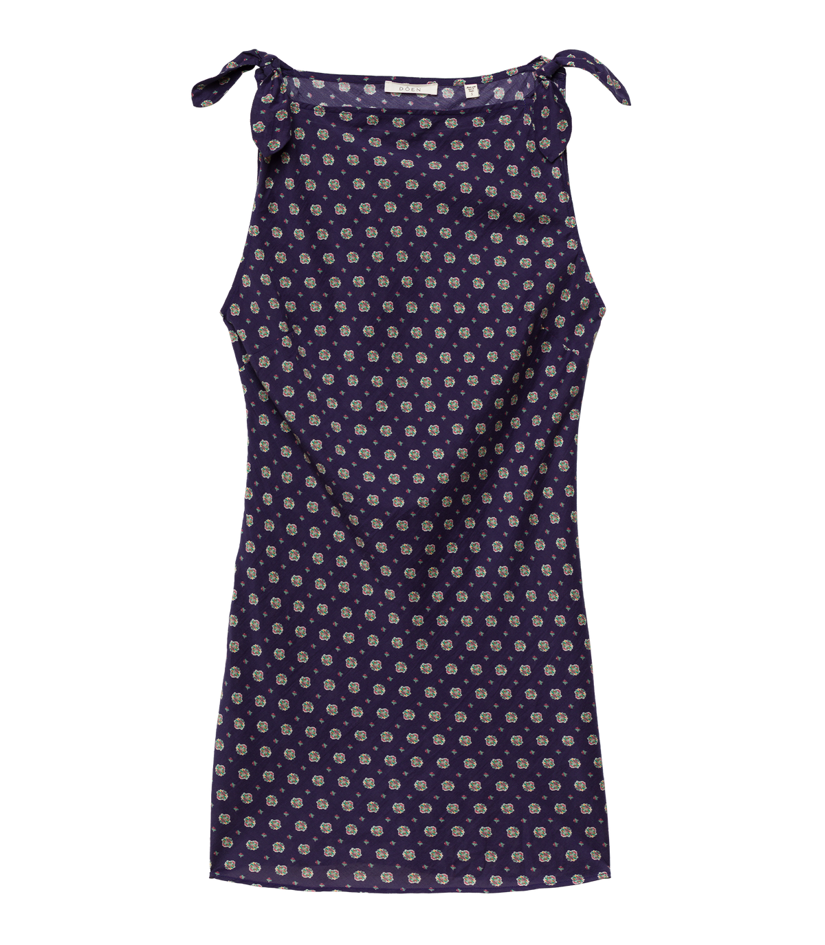 Maltina Dress in Navy Cadiz Foulard - view 5