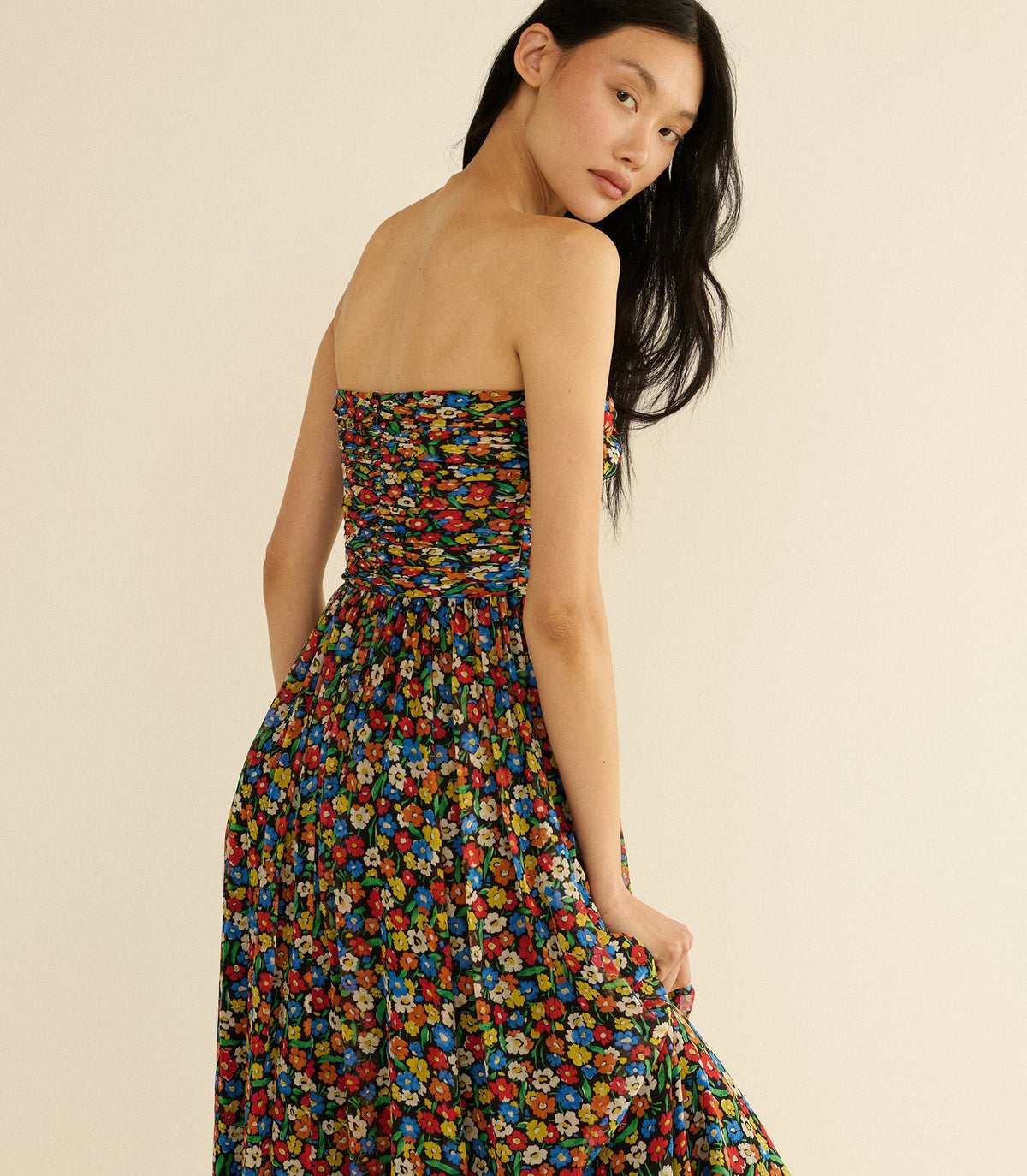 Marguerite Dress in Begonia Blossom - view 5