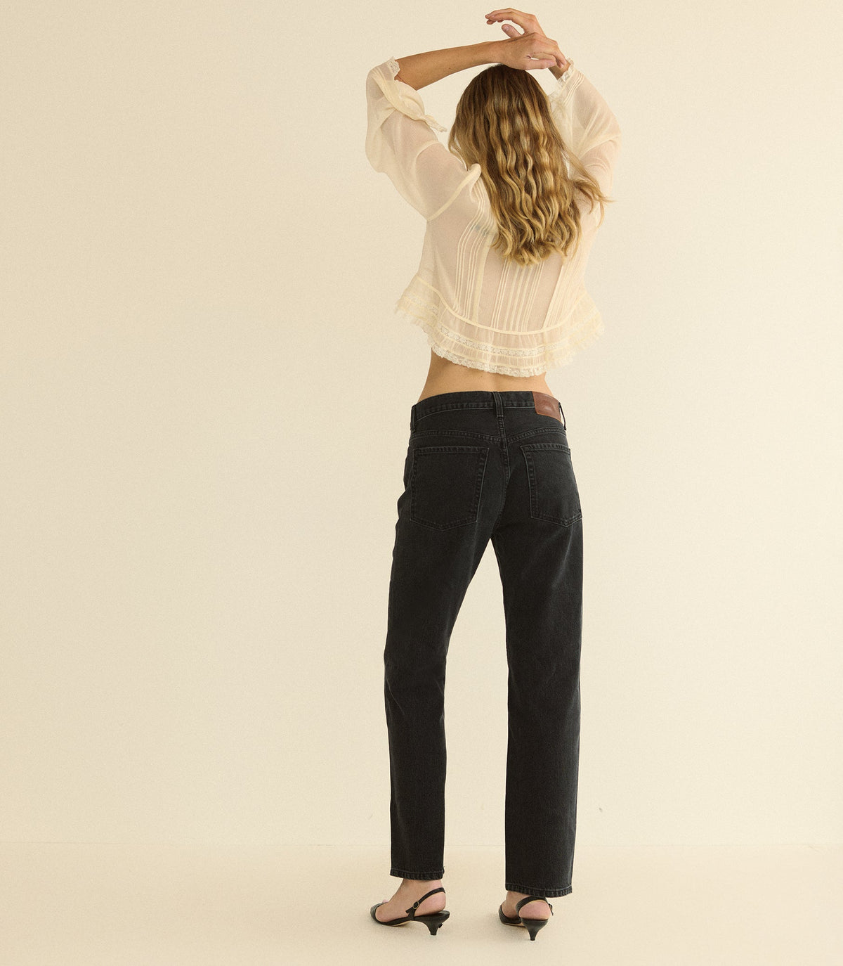 Miller Jean in Coal Black Wash - view 3