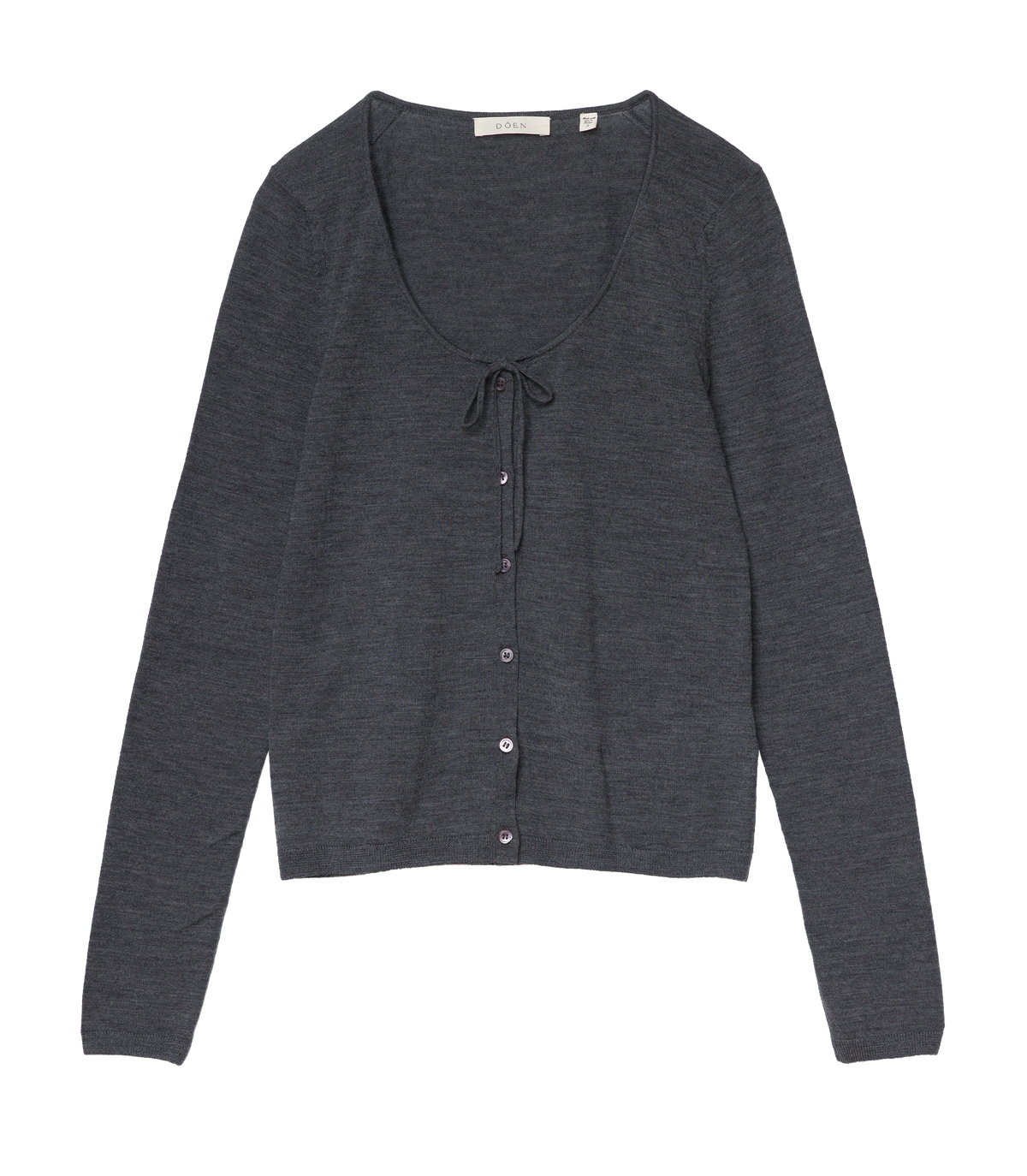 Naida Cardigan in Charcoal Grey - view 5