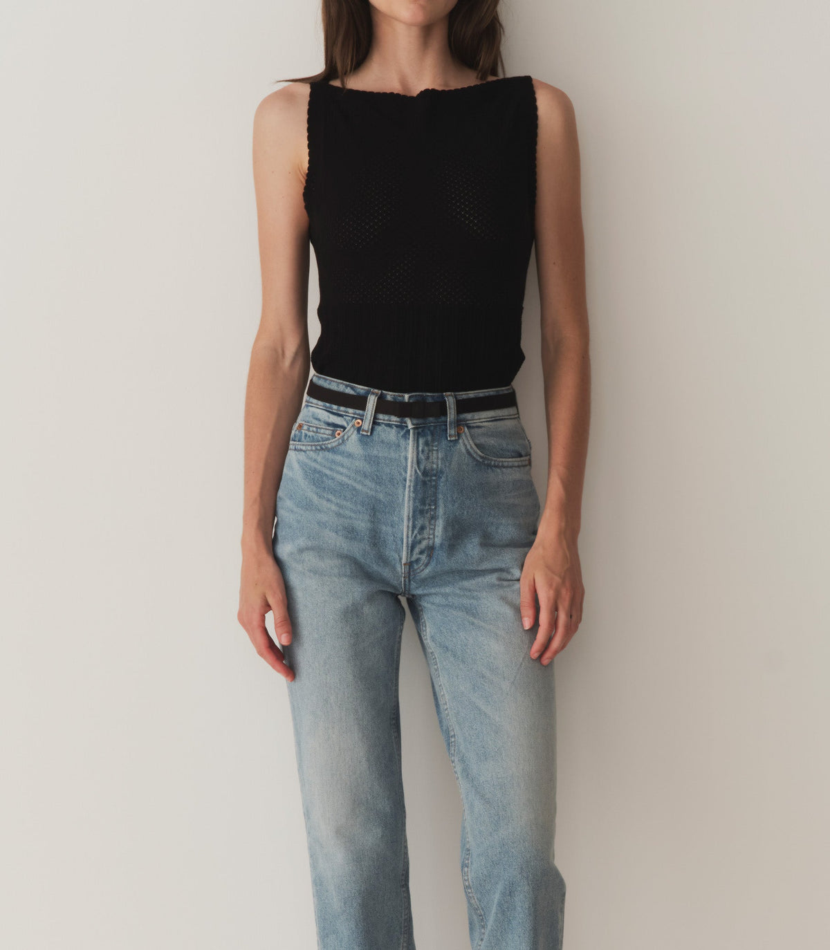 Junie Bow Belt in Black - view 1