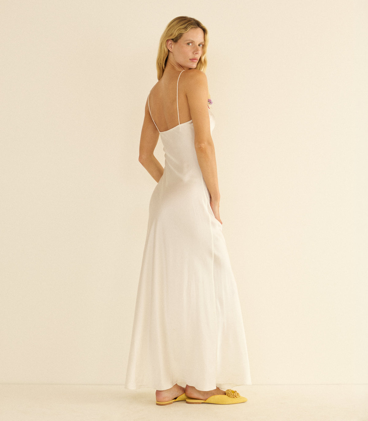 Oleander Dress in Salt - view 6